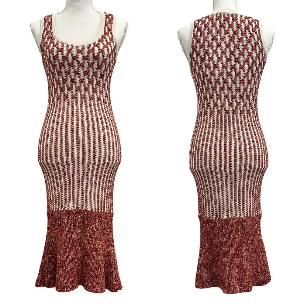 derek lam crochet dress Crochet Knit Midi Dress by Derek Lam 10 Crosby x RTR